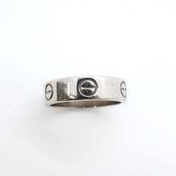 Cartier Ring Love K18WG White Gold Men's