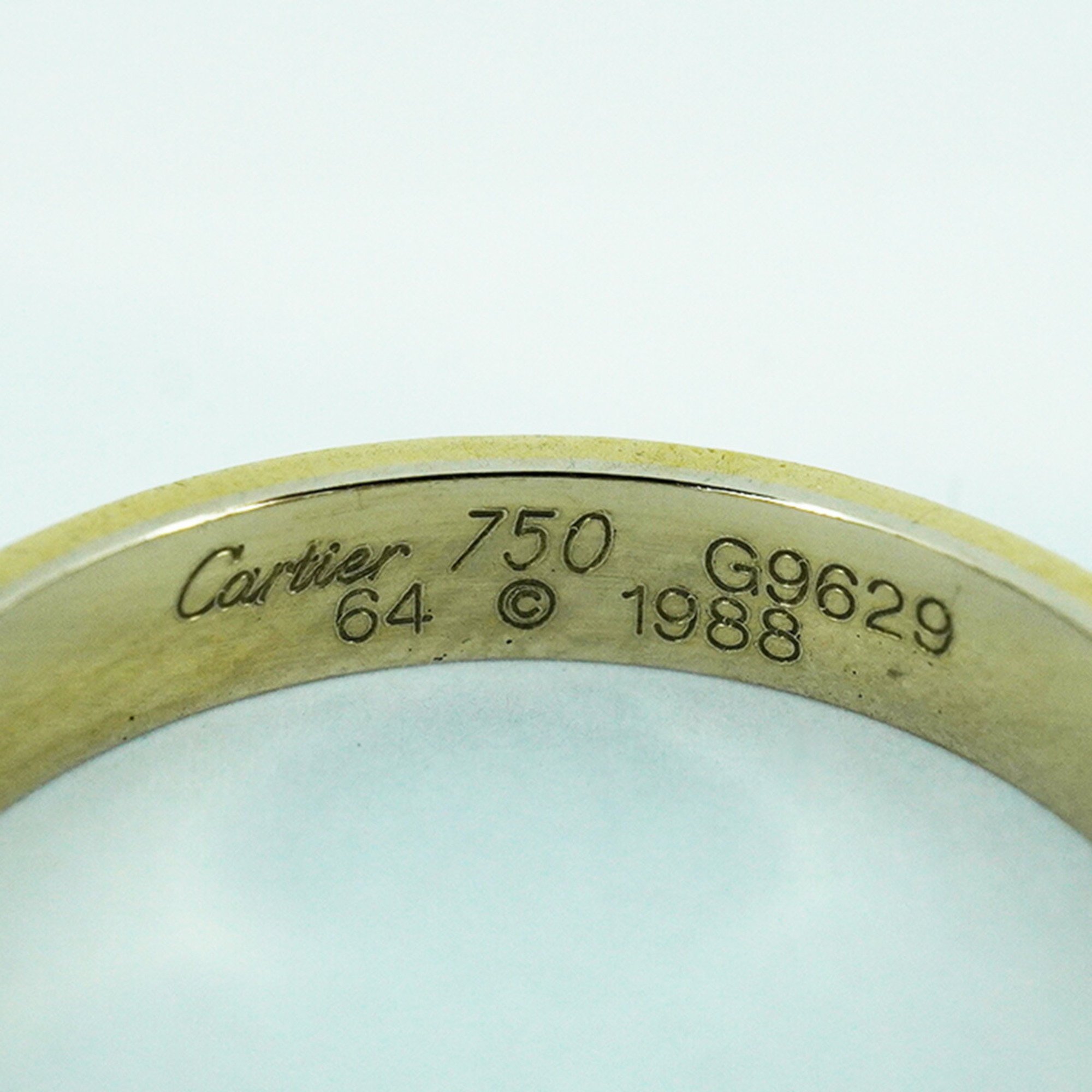 Cartier Ring Trinity #64 Wedding K18YG Yellow Gold K18WG White K18PG Pink Men's