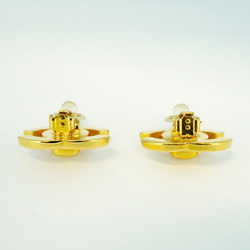 Chanel Earrings Turn Lock GP Plated Gold 97P Women's