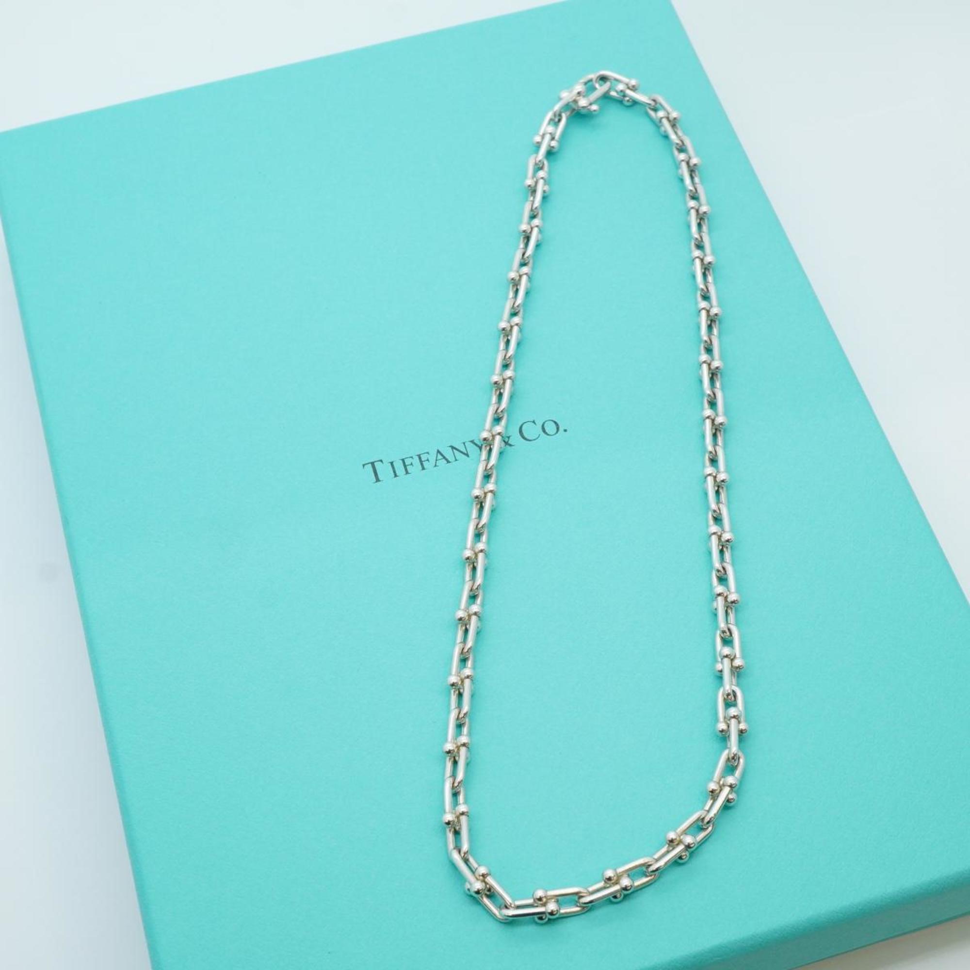 Tiffany Necklace Small Hardware Link 925 Silver Women's