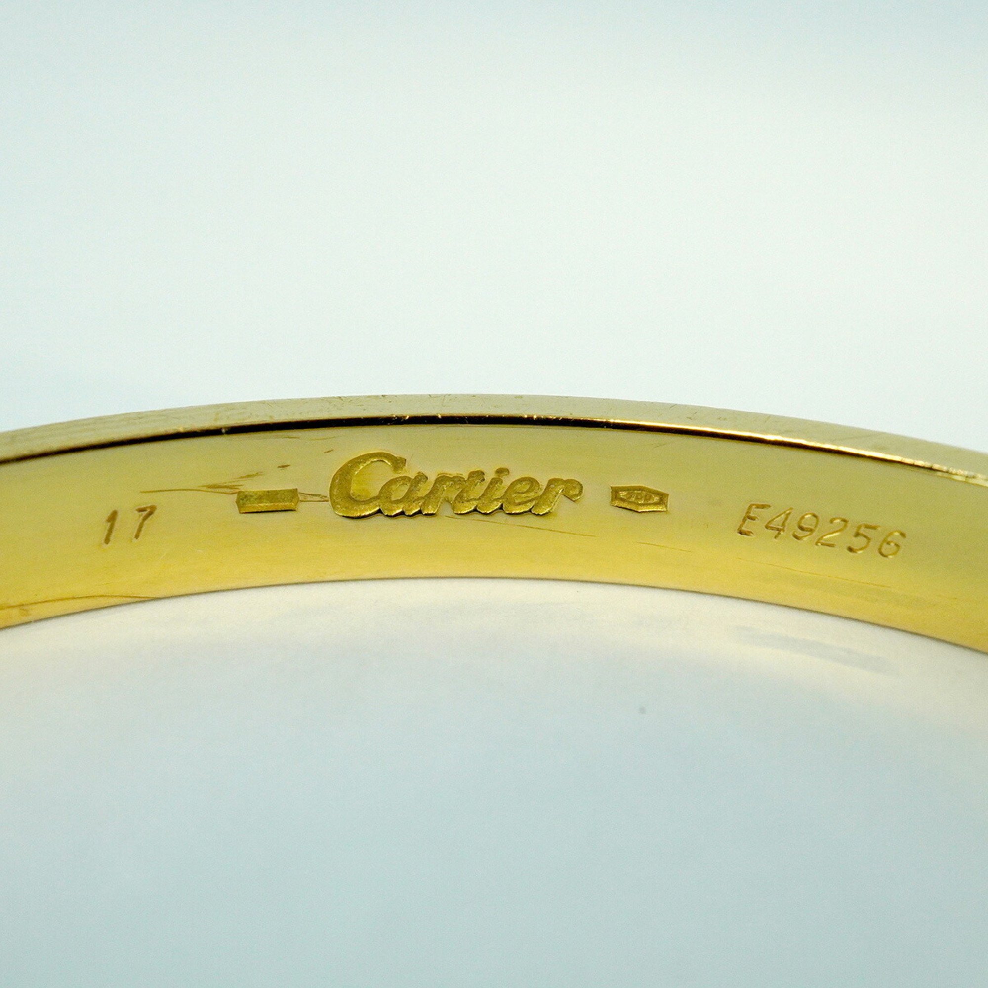 Cartier Bracelet Love K18YG Yellow Gold Ladies