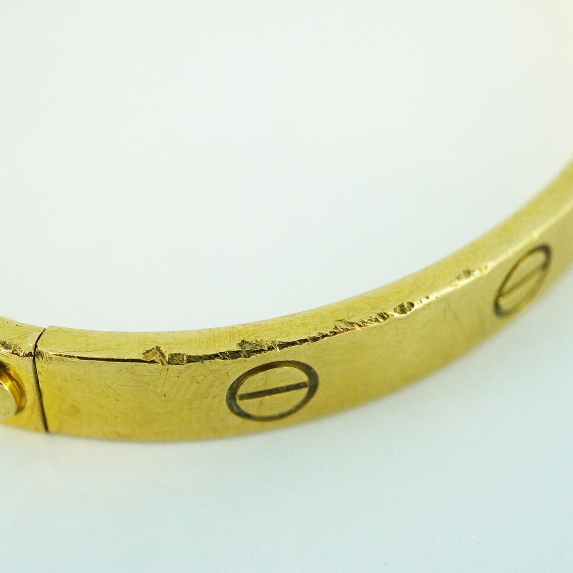 Cartier Bracelet Love K18YG Yellow Gold Ladies