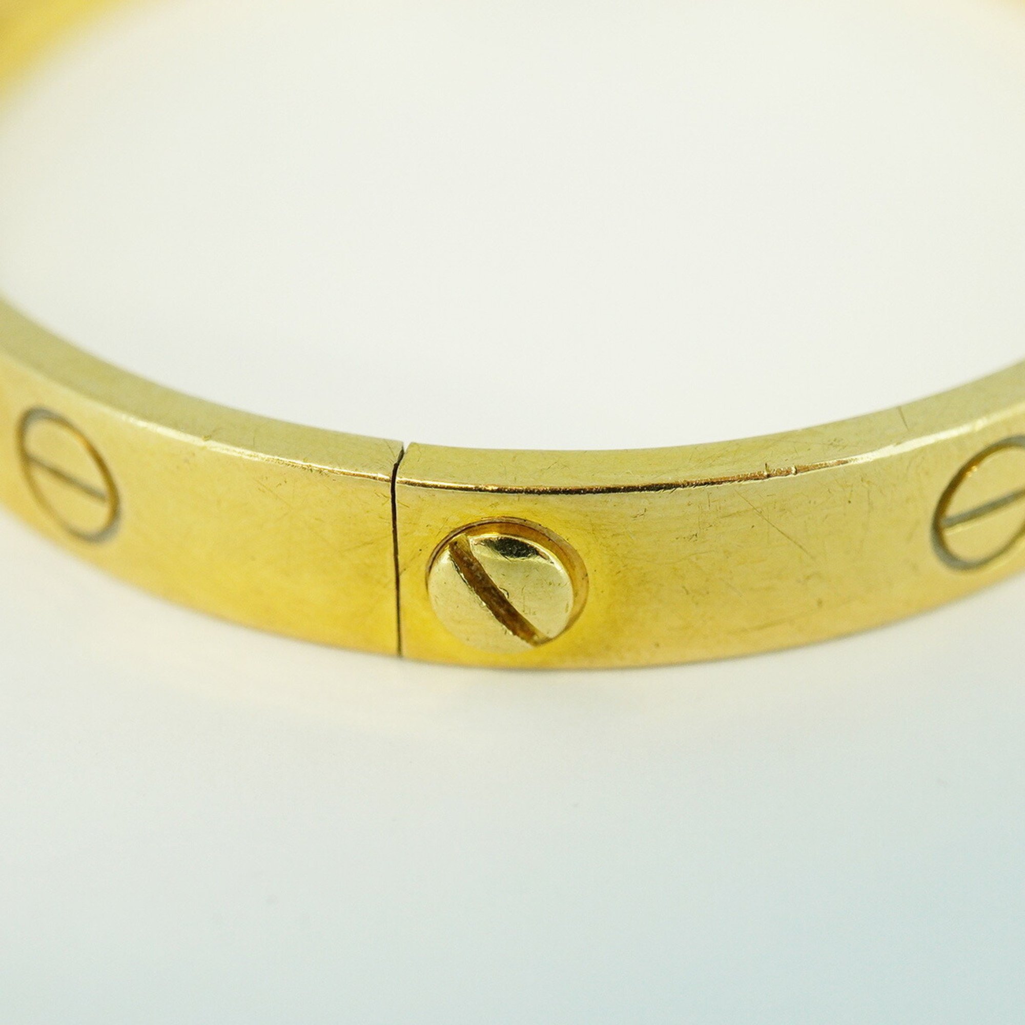 Cartier Bracelet Love K18YG Yellow Gold Ladies