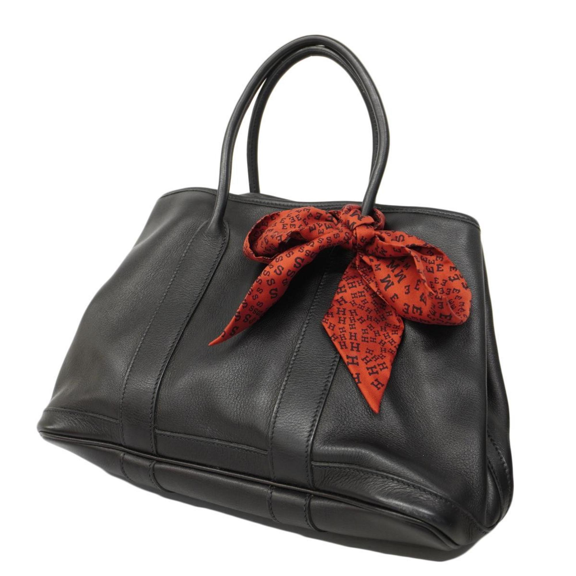 Hermes Tote Bag Garden Twilly TPM □I Stamp Swift Black Women's