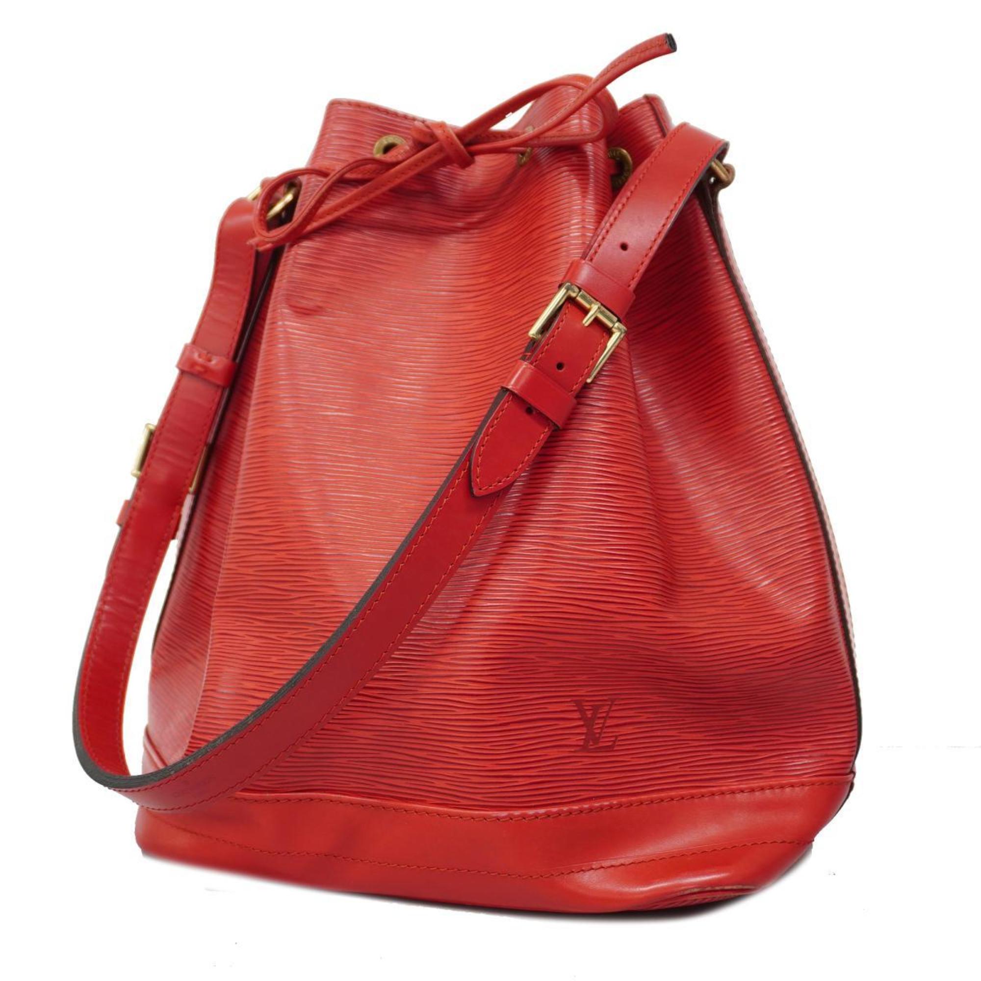 Louis Vuitton Shoulder Bag Epi Noe M59007 Castilian Red Ladies