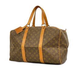 Louis Vuitton Boston Bag Monogram Sax Pool 45 M41624 Brown Men's Women's