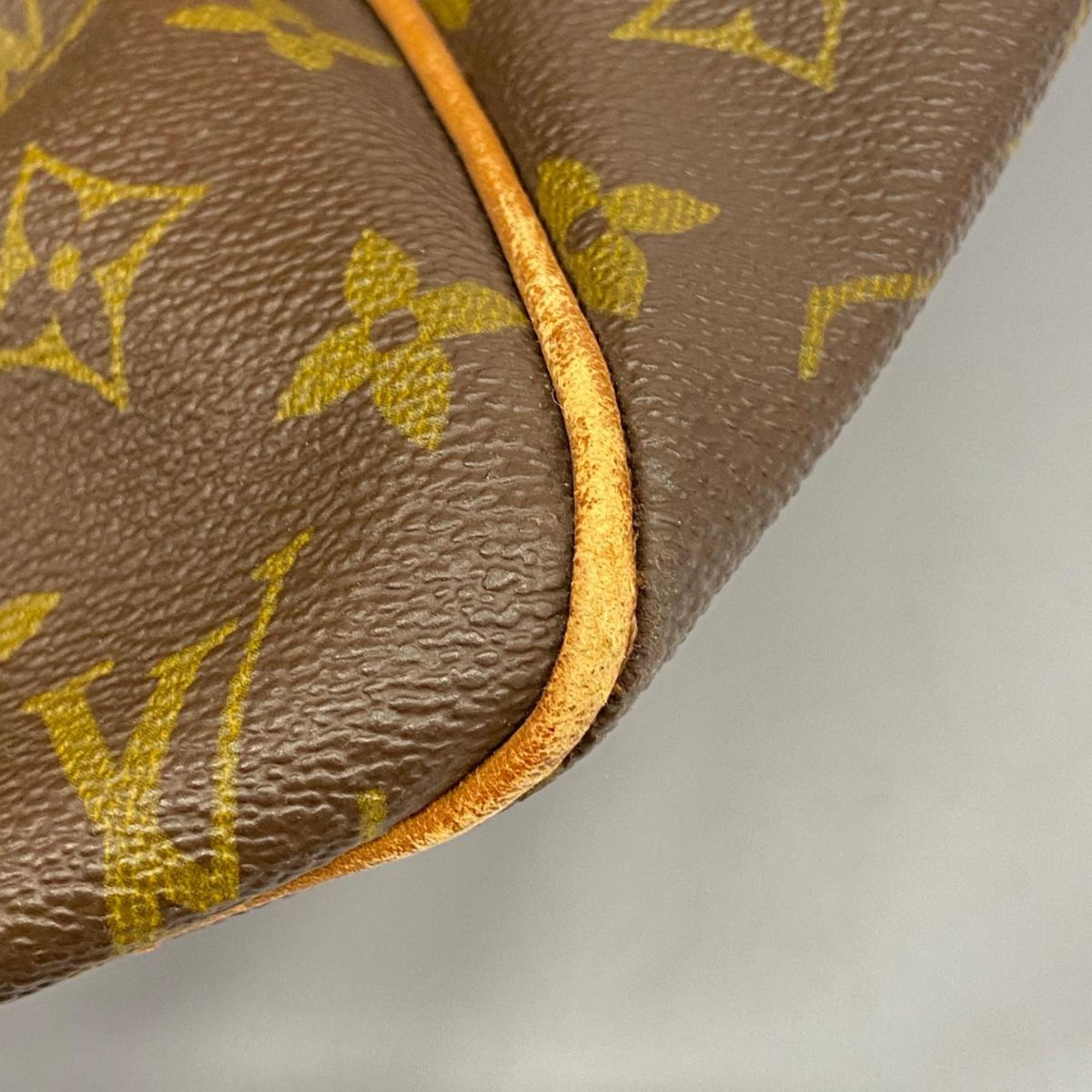 Louis Vuitton Boston Bag Monogram Sax Pool 45 M41624 Brown Men's Women's