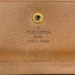 Louis Vuitton Tri-fold Long Wallet Monogram Porte Tresor International M61215 Brown Men's Women's