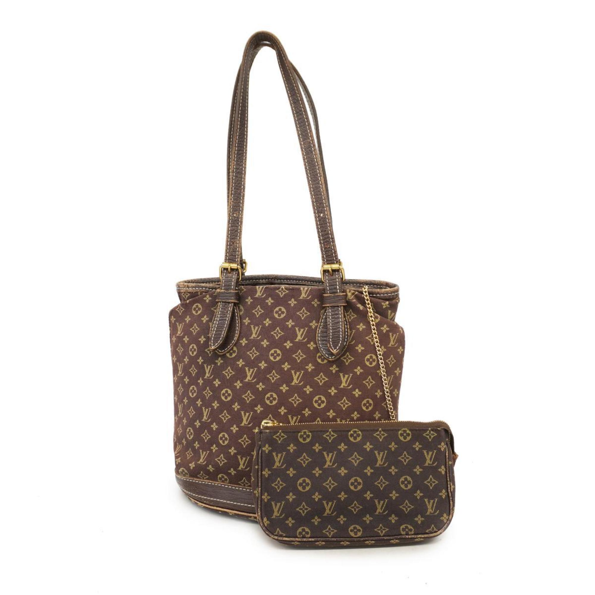 Louis Vuitton Tote Bag Monogram Lan Bucket PM M95226 Ebene Ladies