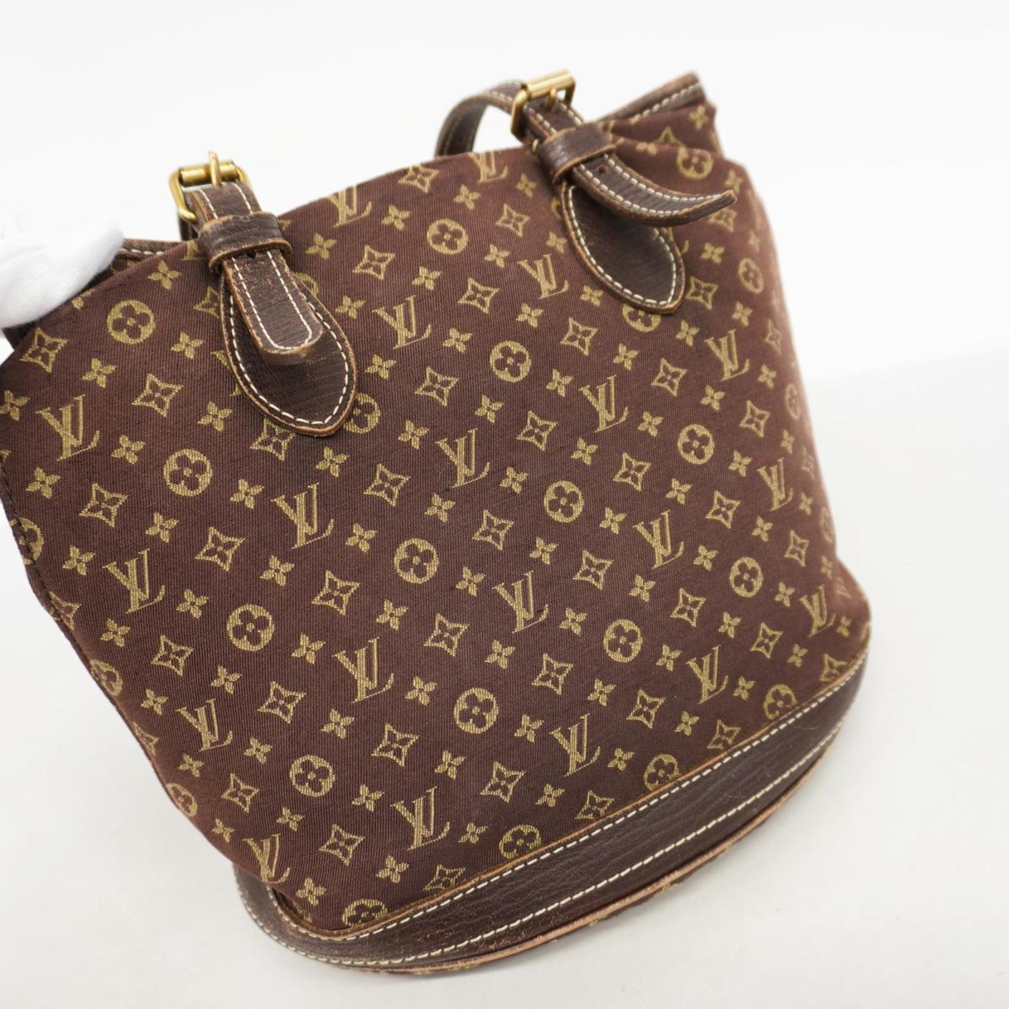 Louis Vuitton Tote Bag Monogram Lan Bucket PM M95226 Ebene Ladies