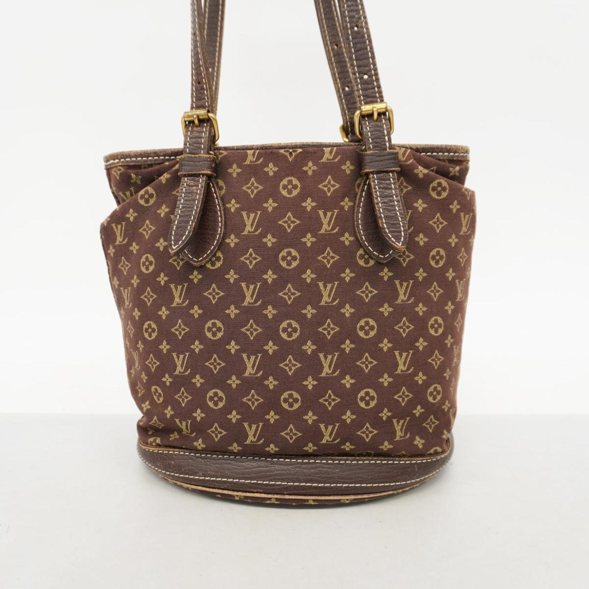 Louis Vuitton Tote Bag Monogram Lan Bucket PM M95226 Ebene Ladies