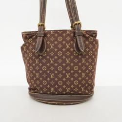 Louis Vuitton Tote Bag Monogram Lan Bucket PM M95226 Ebene Ladies