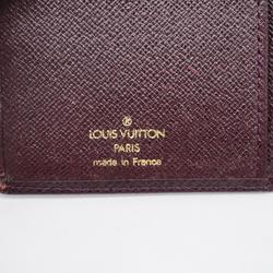 Louis Vuitton Long Wallet Taiga Porte Valeur Carte Credit M30398 Grizzly Men's