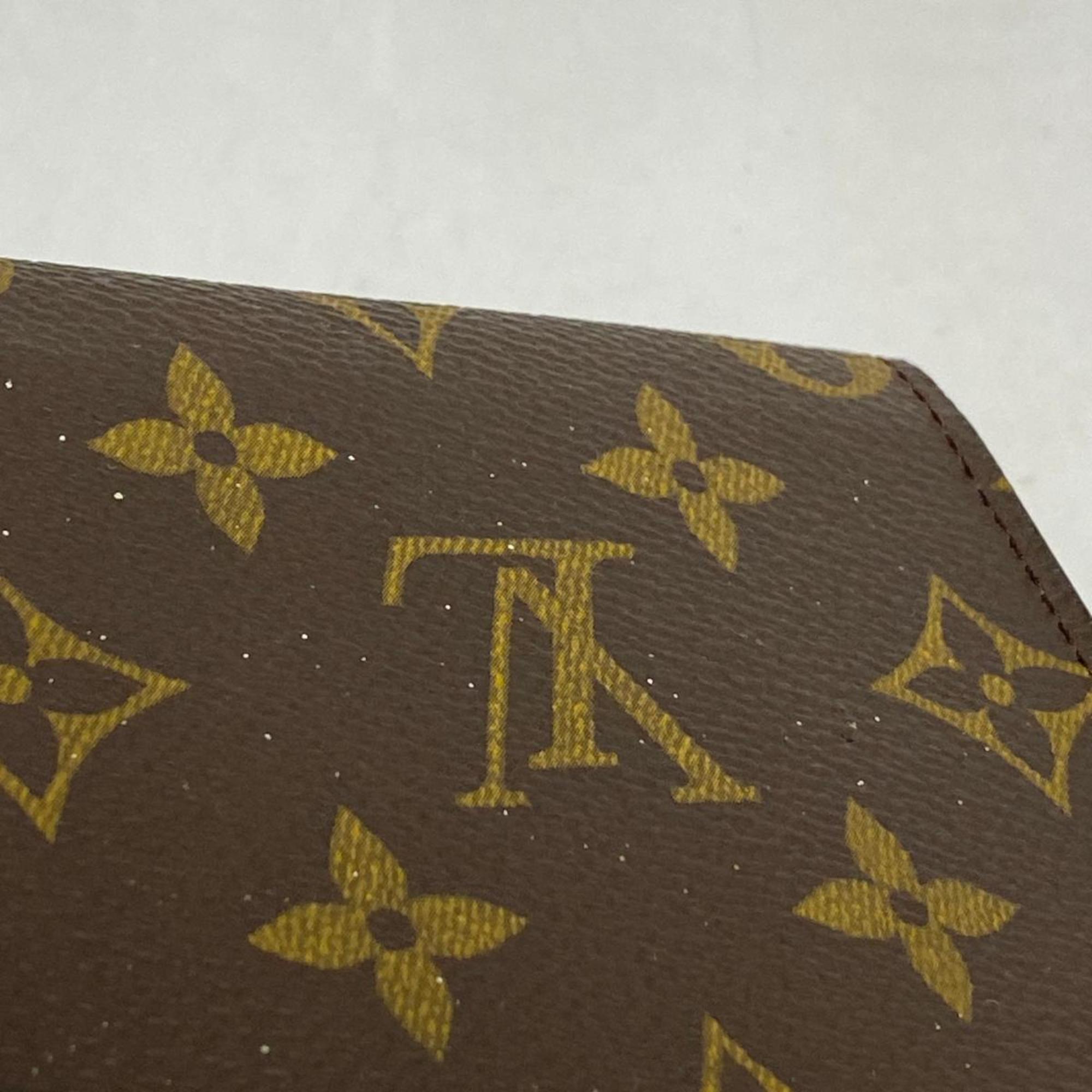 Louis Vuitton Business Card Holder Monogram Envelope Carte de Visite M62920 Brown Men's Women's