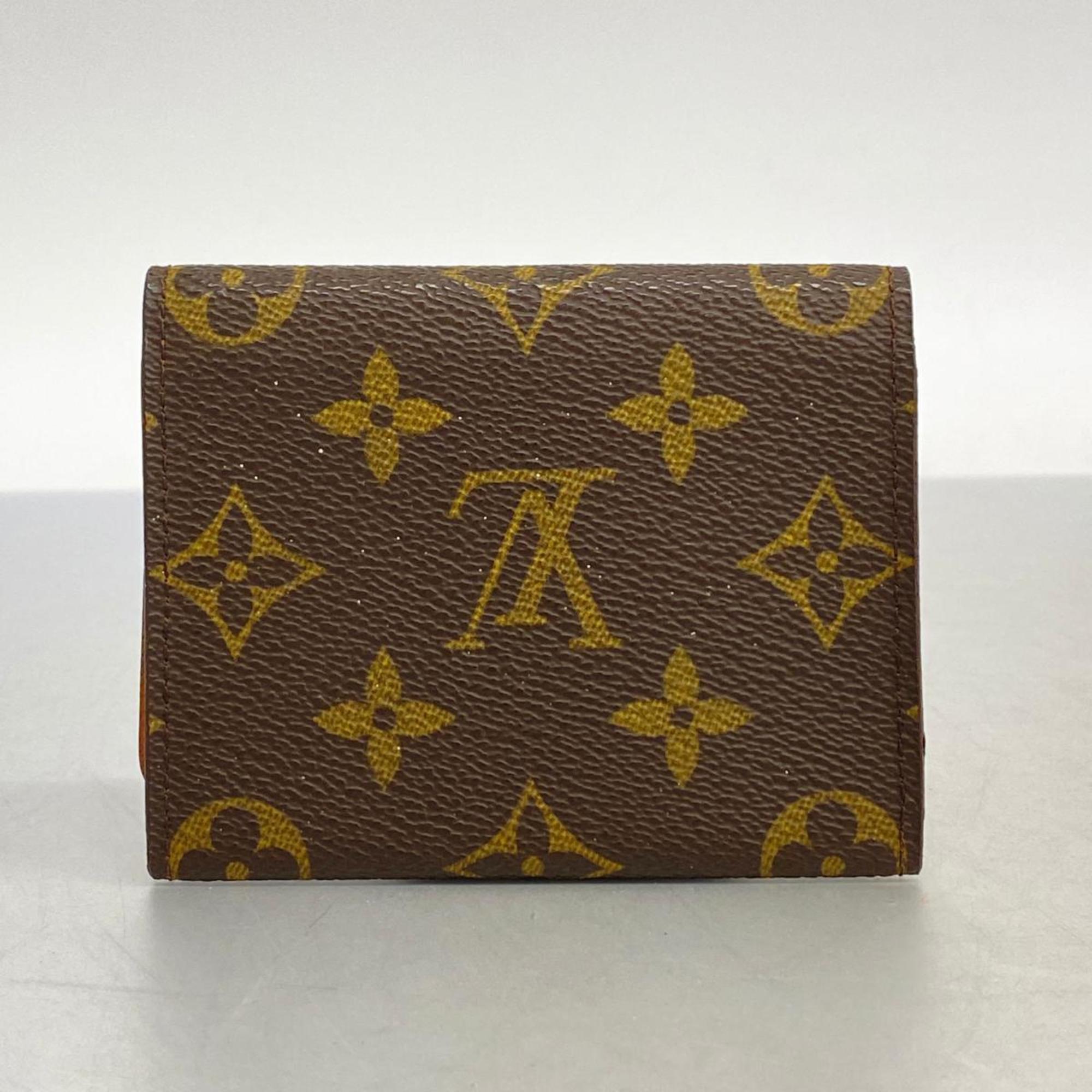 Louis Vuitton Business Card Holder Monogram Envelope Carte de Visite M62920 Brown Men's Women's