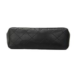 Chanel Shoulder Bag Matelasse Chain Lambskin Black Women's