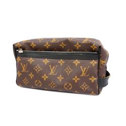 Louis Vuitton Pouch Monogram Macassar True Toilette M40378 Brown Black Men's