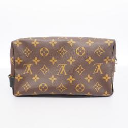 Louis Vuitton Pouch Monogram Macassar True Toilette M40378 Brown Black Men's