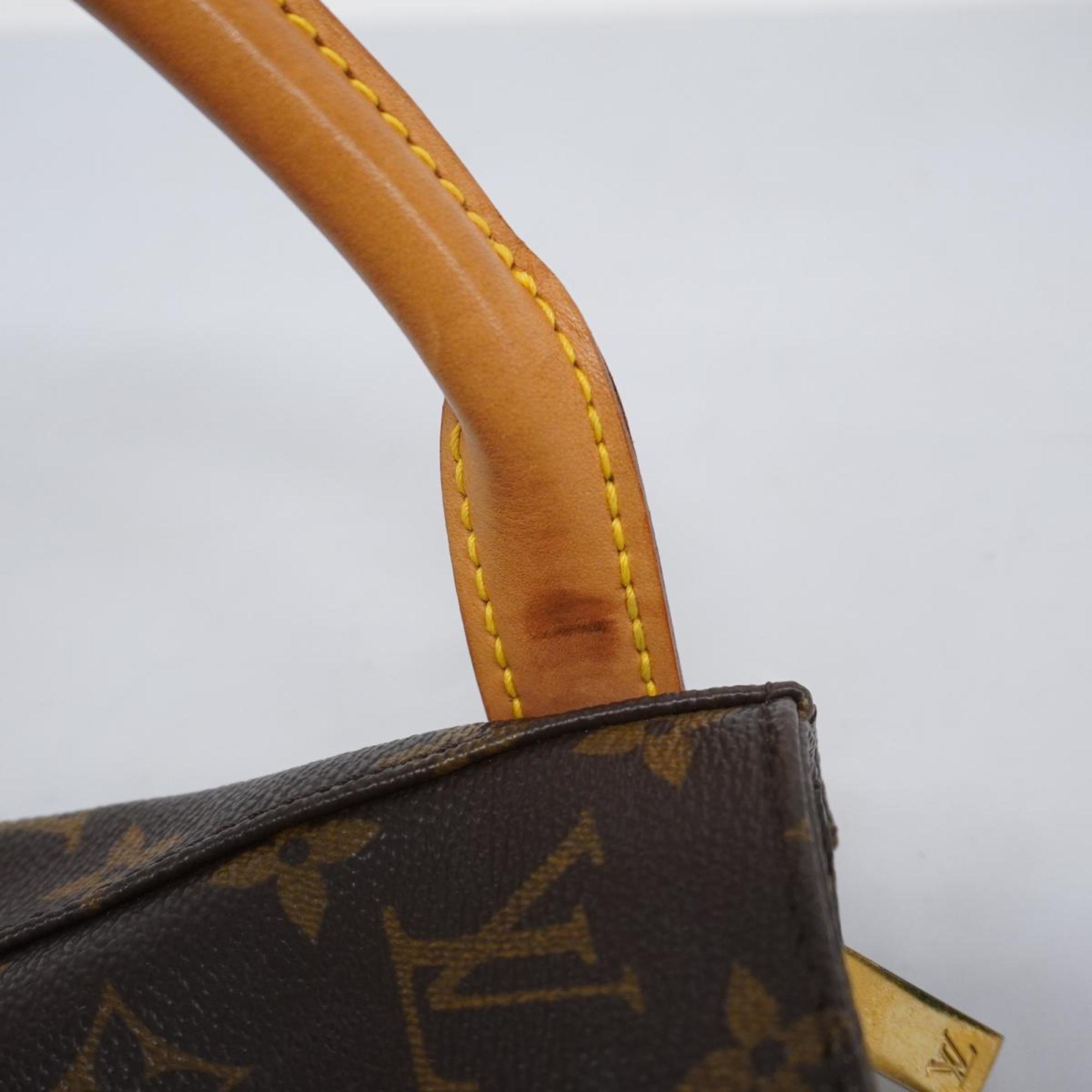 Louis Vuitton Shoulder Bag Monogram Looping GM M51145 Brown Ladies