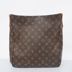 Louis Vuitton Shoulder Bag Monogram Looping GM M51145 Brown Ladies