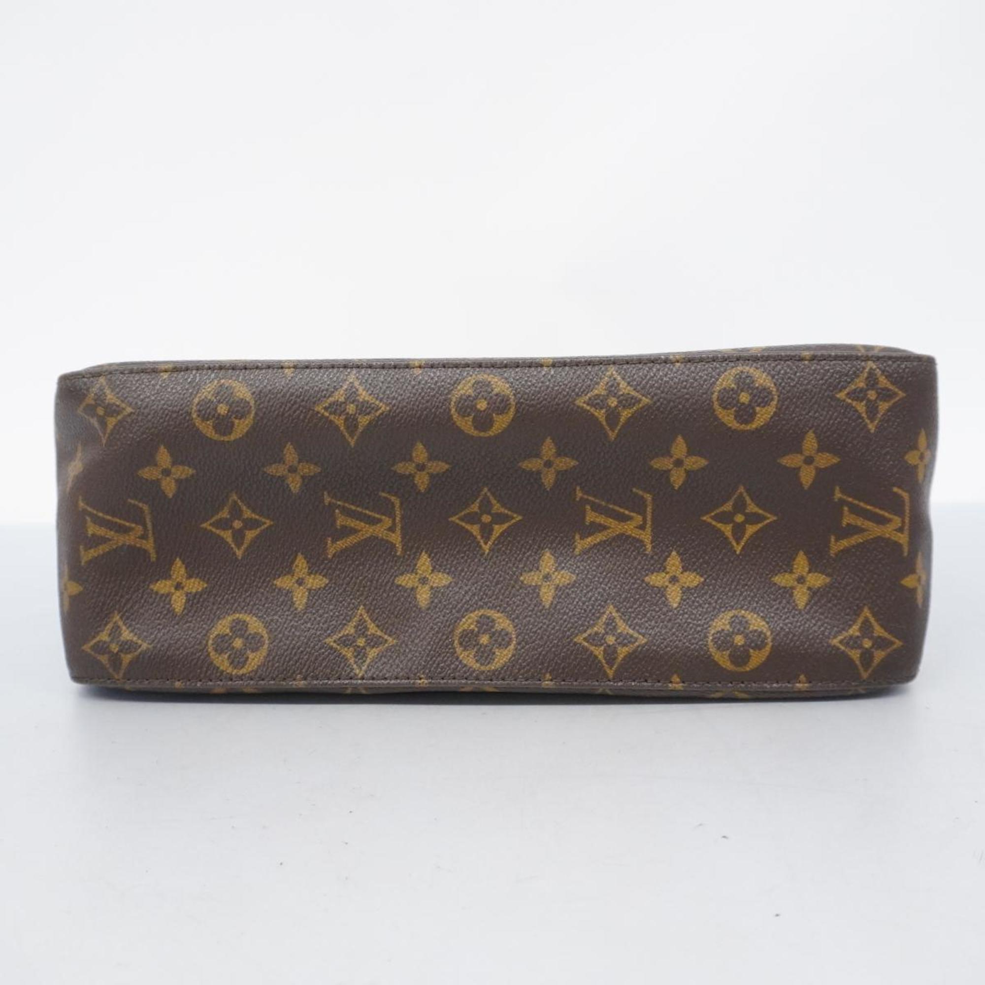 Louis Vuitton Shoulder Bag Monogram Looping GM M51145 Brown Ladies