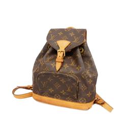 Louis Vuitton Backpack Monogram Montsouris M51137 Brown Women's