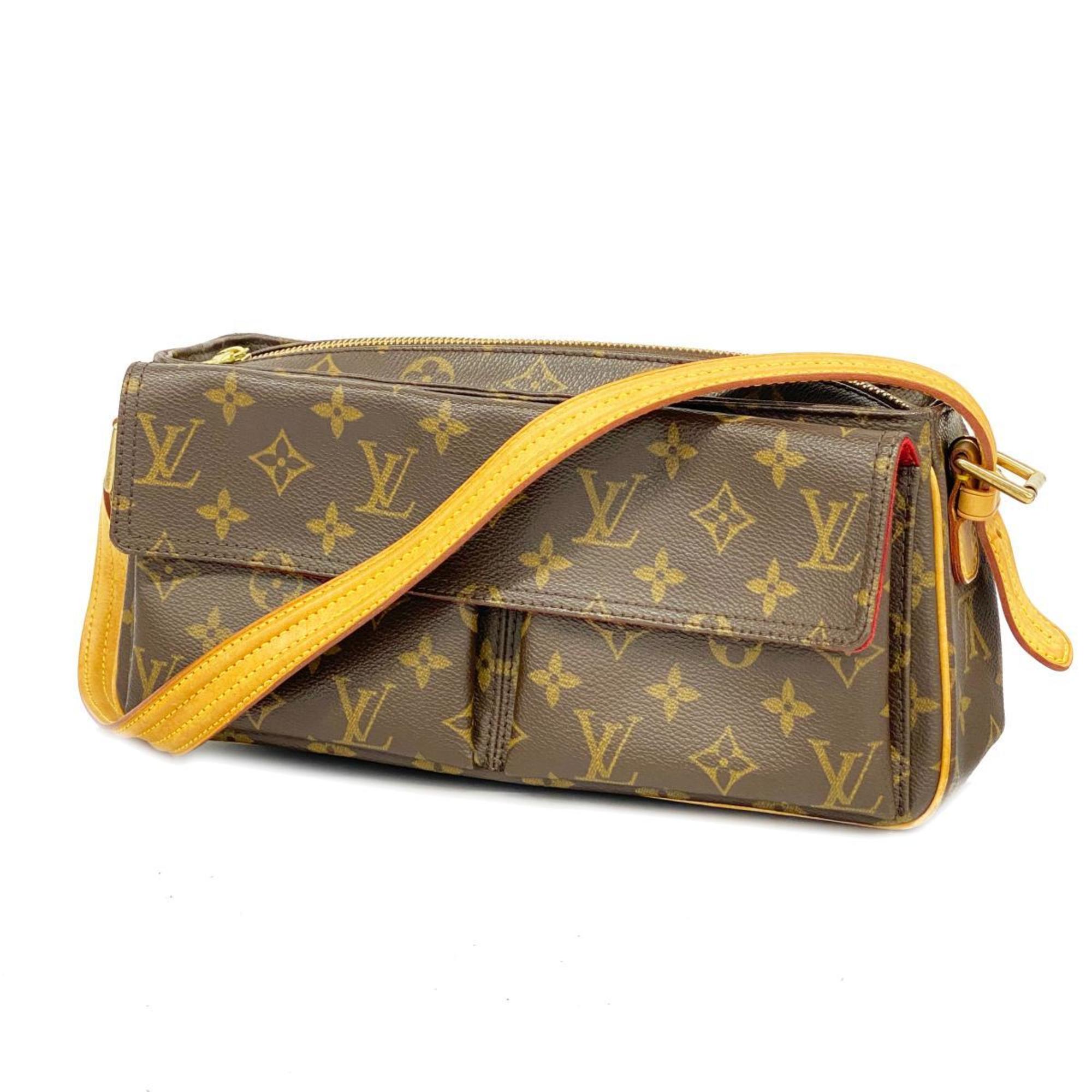 Louis Vuitton Shoulder Bag Monogram Vivacite MM M51164 Brown Women's