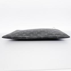 Louis Vuitton Clutch Bag Monogram Eclipse Pochette Discovery M62291 Black Men's