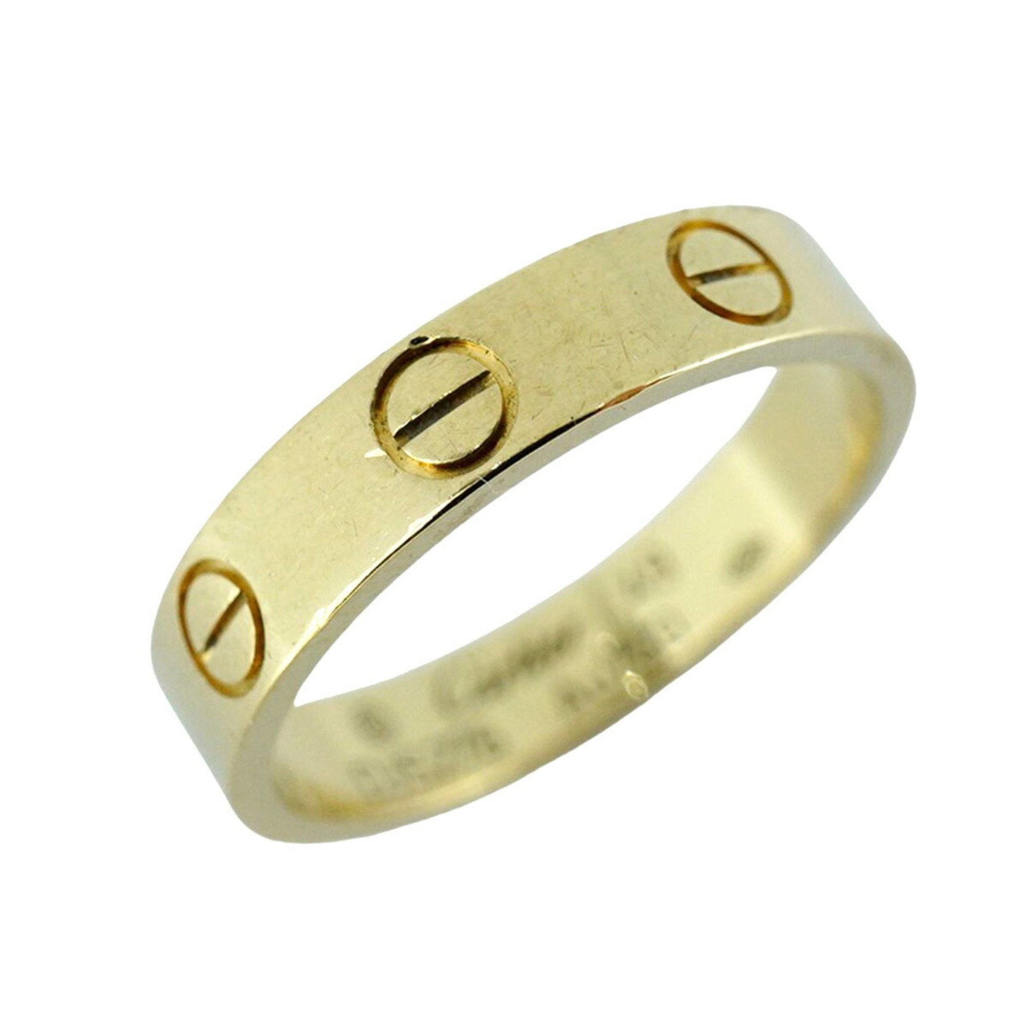 Cartier Ring Love K18YG Yellow Gold Ladies