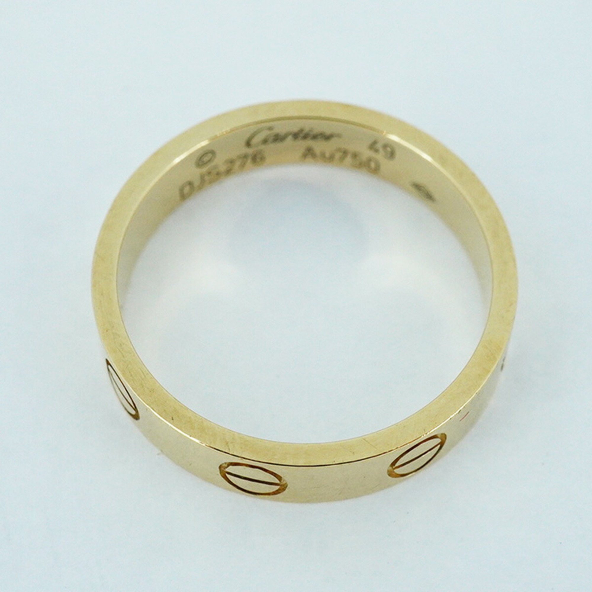 Cartier Ring Love K18YG Yellow Gold Ladies