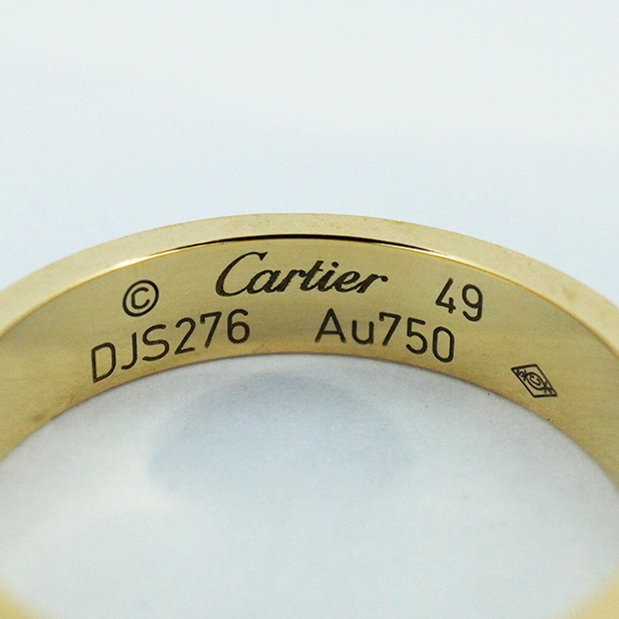 Cartier Ring Love K18YG Yellow Gold Ladies