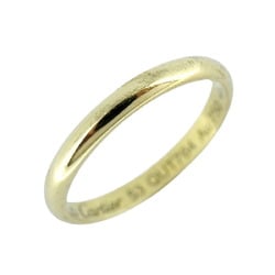 Cartier Ring Classic Wedding K18YG Yellow Gold Men's Women's