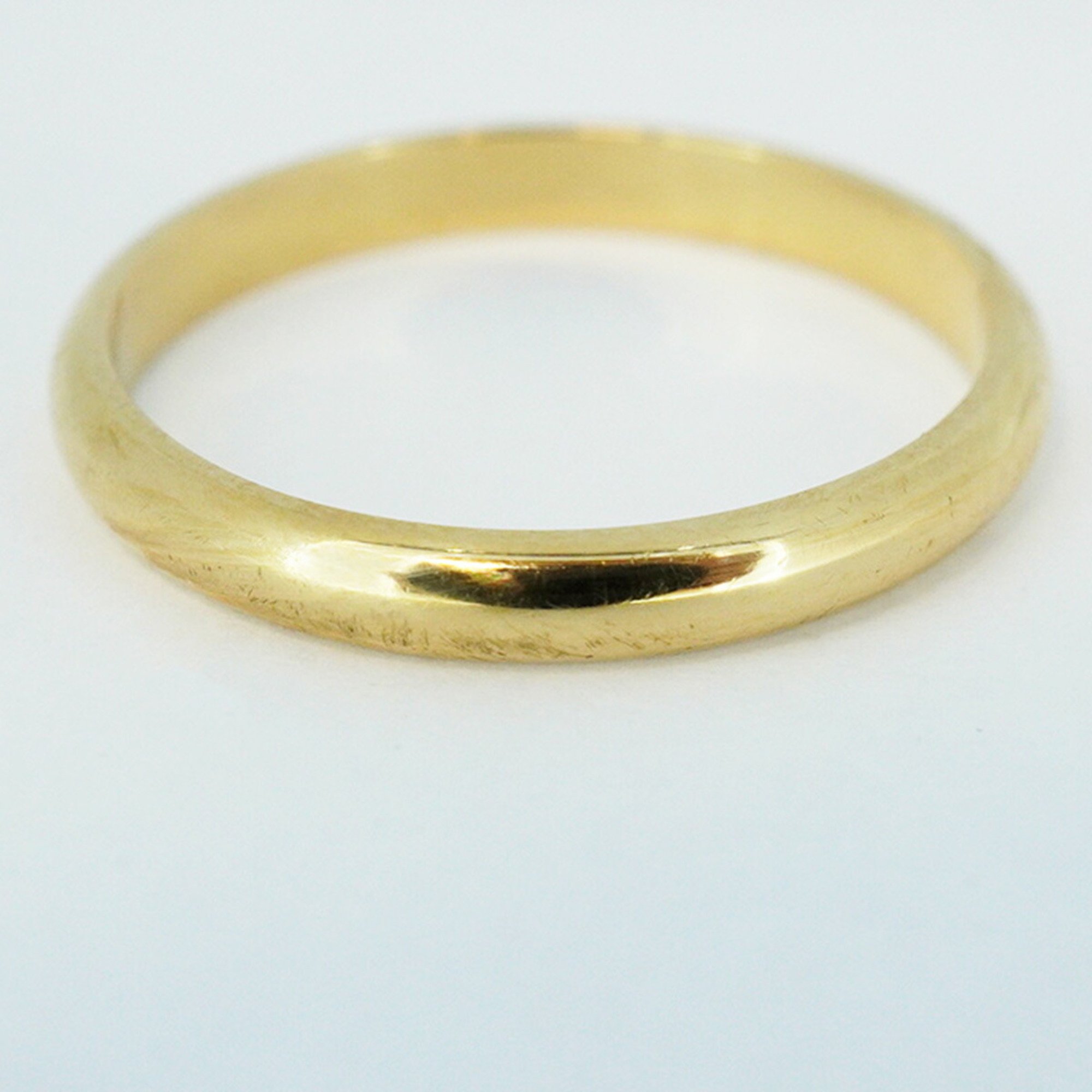 Cartier Ring Classic Wedding K18YG Yellow Gold Men's Women's