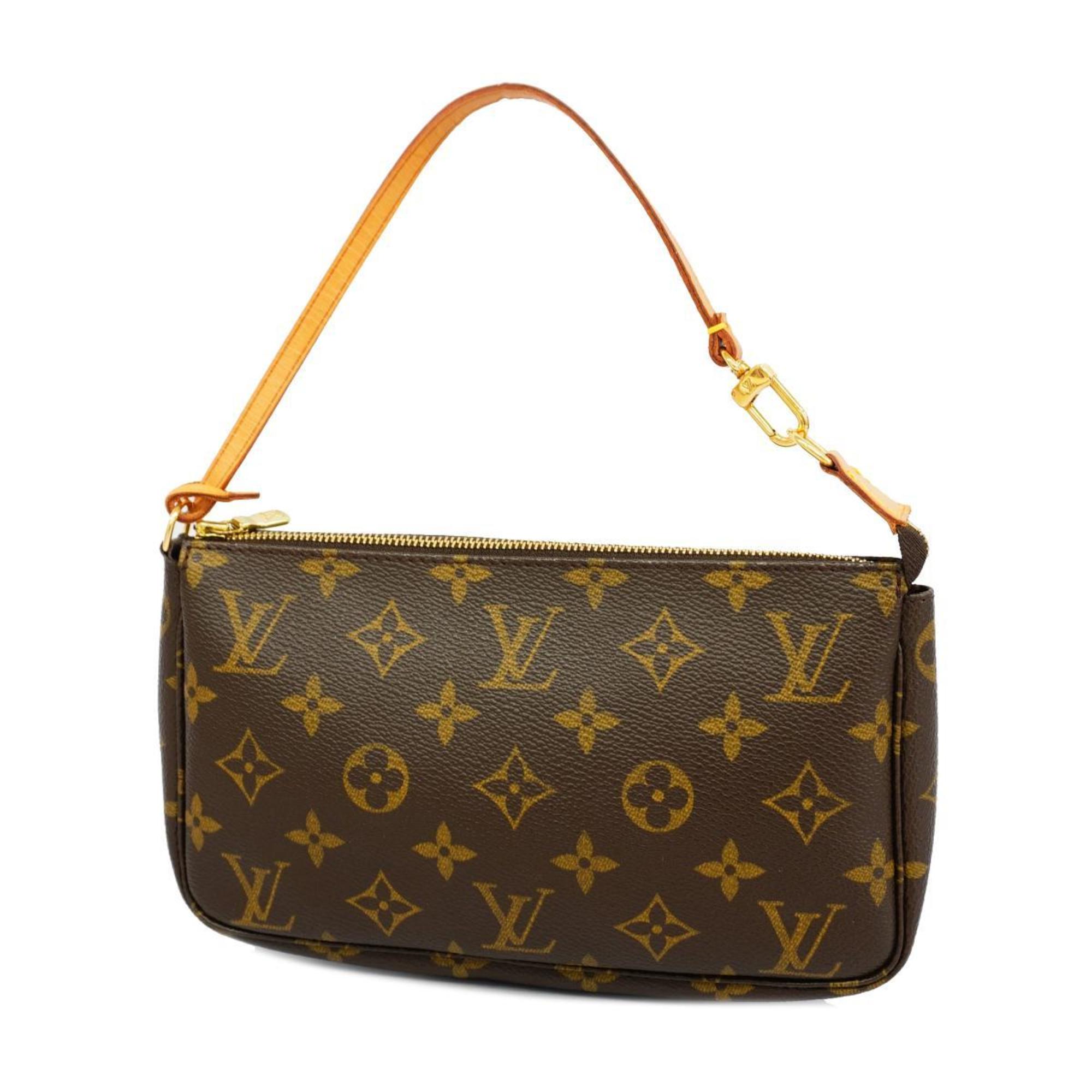 Louis Vuitton Pouch Monogram Pochette Accessoires M51980 Brown Women's