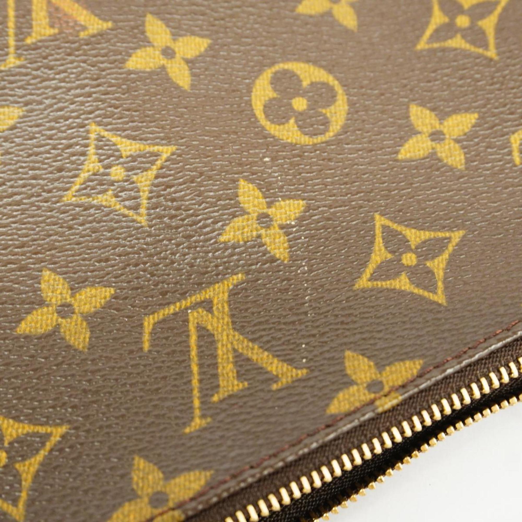 Louis Vuitton Pouch Monogram Pochette Accessoires M51980 Brown Women's