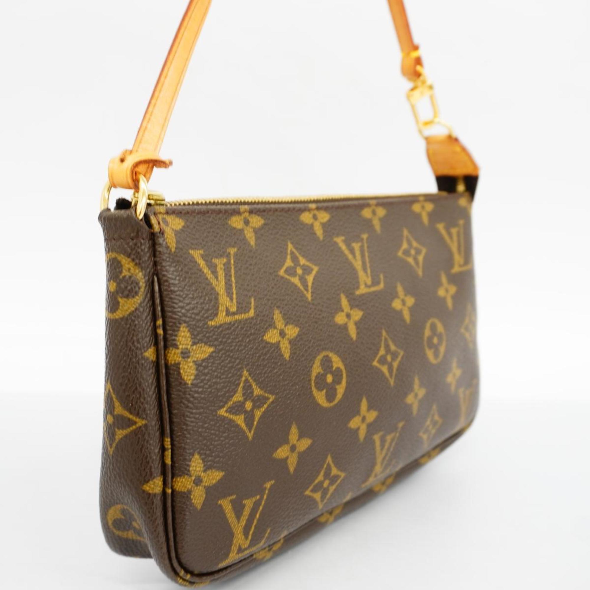 Louis Vuitton Pouch Monogram Pochette Accessoires M51980 Brown Women's