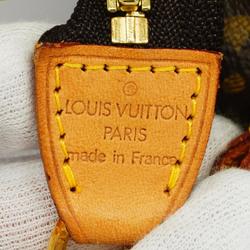 Louis Vuitton Pouch Monogram Pochette Accessoires M51980 Brown Women's