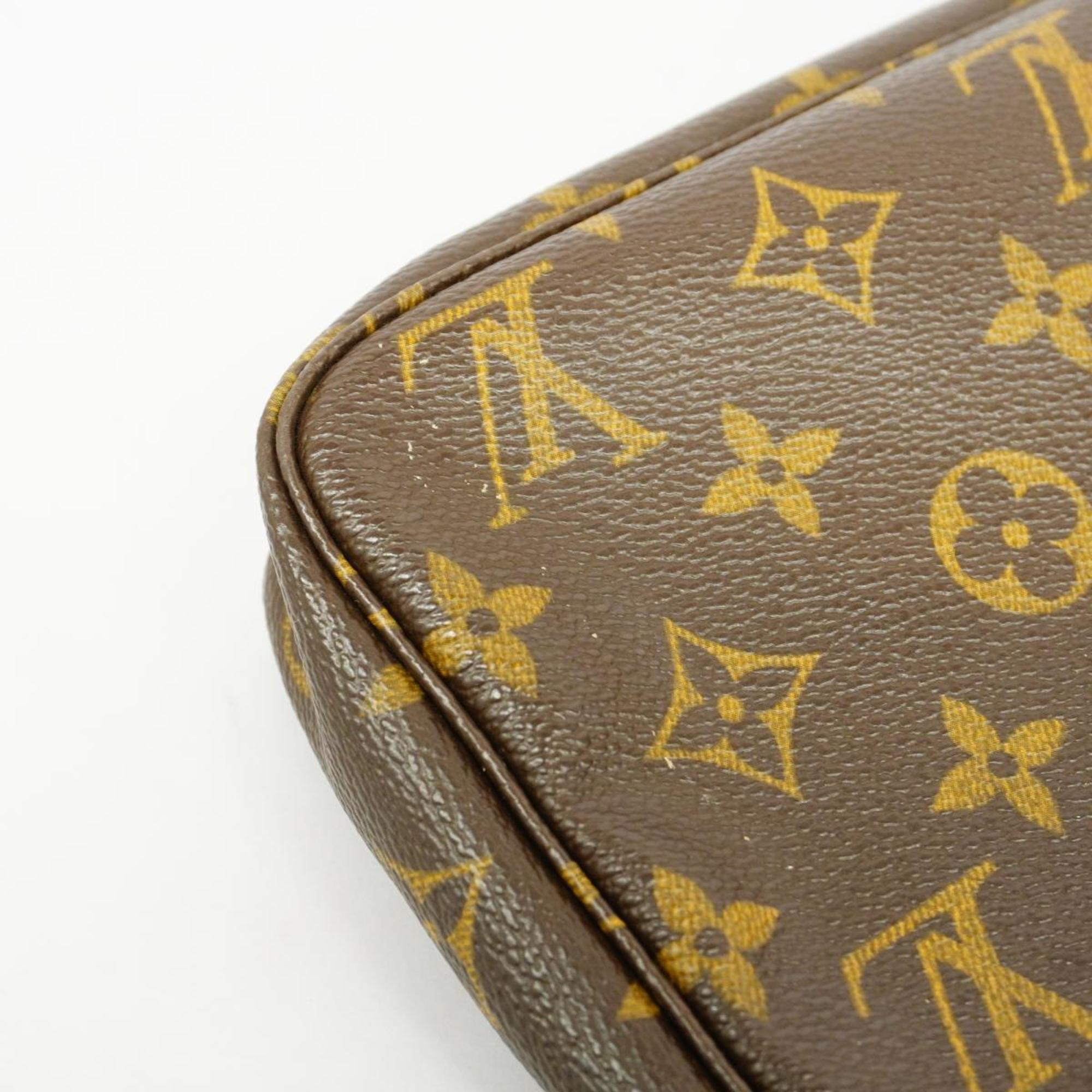 Louis Vuitton Pouch Monogram Pochette Accessoires M51980 Brown Women's