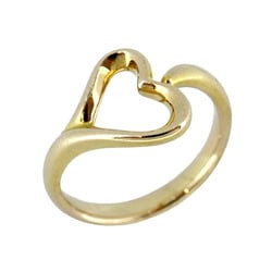 Tiffany ring heart K18PG pink gold ladies