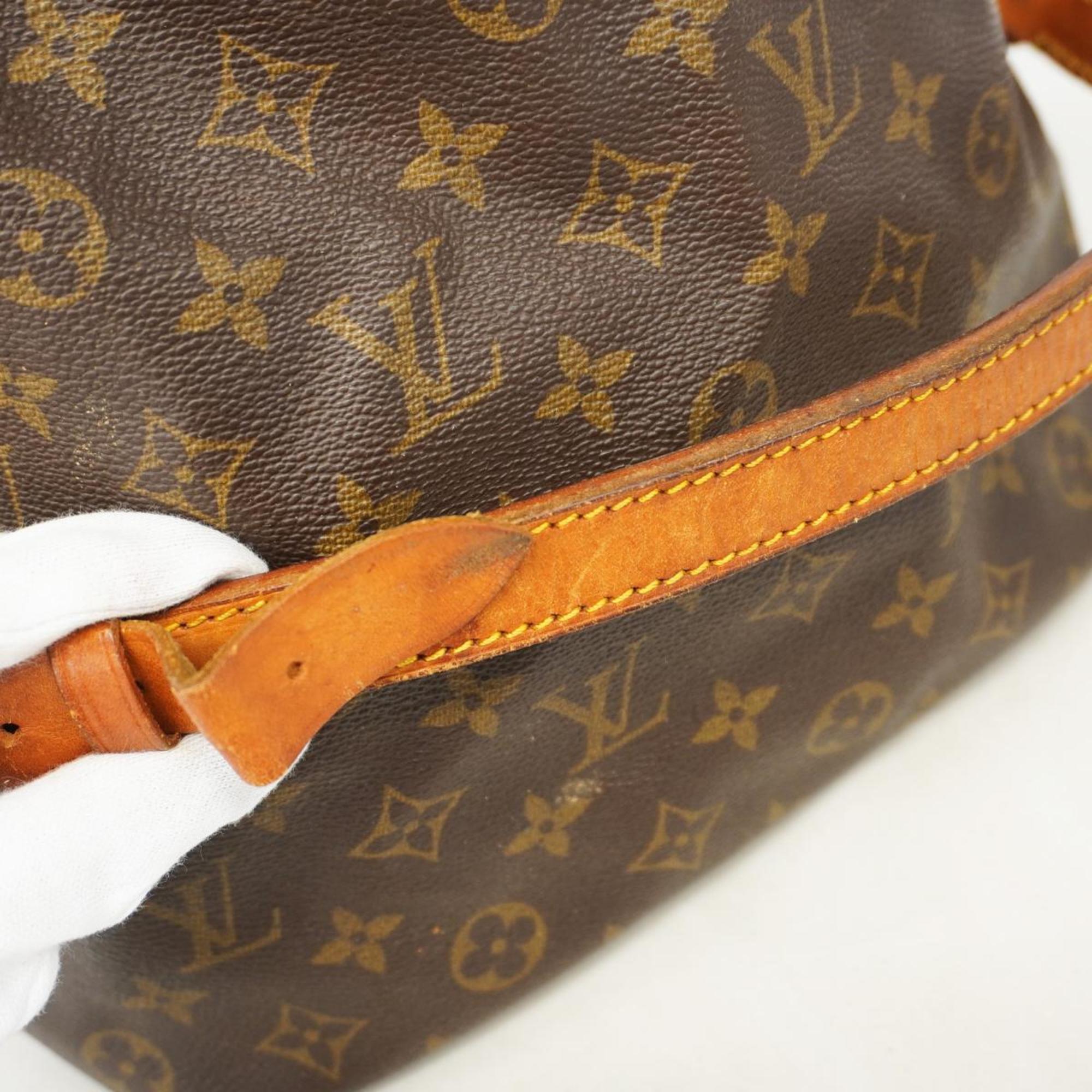 Louis Vuitton Shoulder Bag Monogram Petit Noe M42226 Brown Ladies