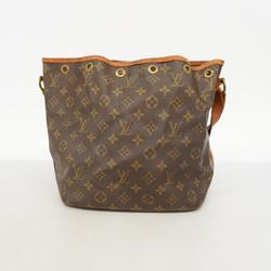 Louis Vuitton Shoulder Bag Monogram Petit Noe M42226 Brown Ladies