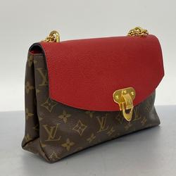 Louis Vuitton Shoulder Bag Monogram San Placide M43713 Brown Cerise Ladies