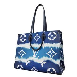 Louis Vuitton Tote Bag LV Escar On the Go GM M45120 Blue Women's