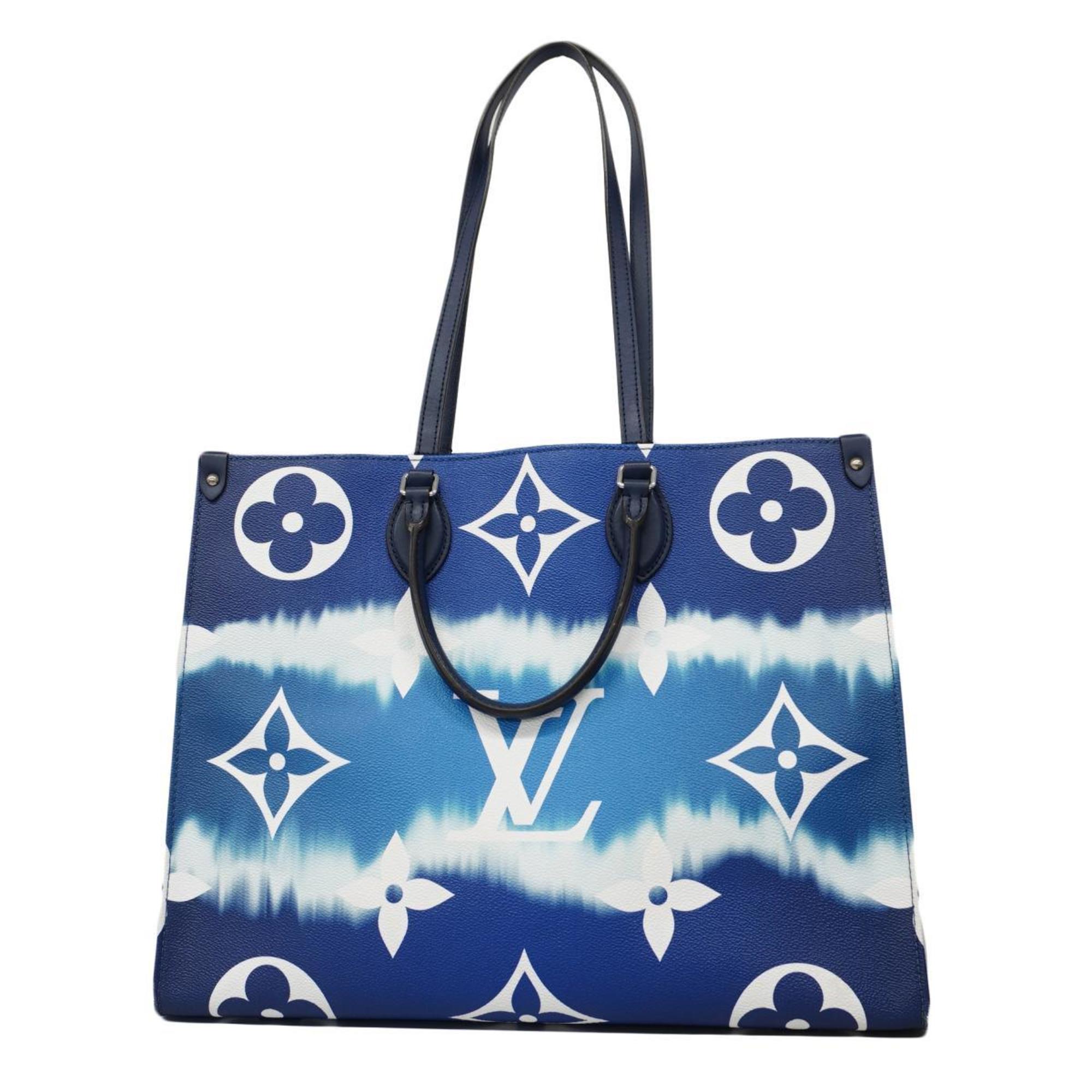 Louis Vuitton Tote Bag LV Escar On the Go GM M45120 Blue Women's