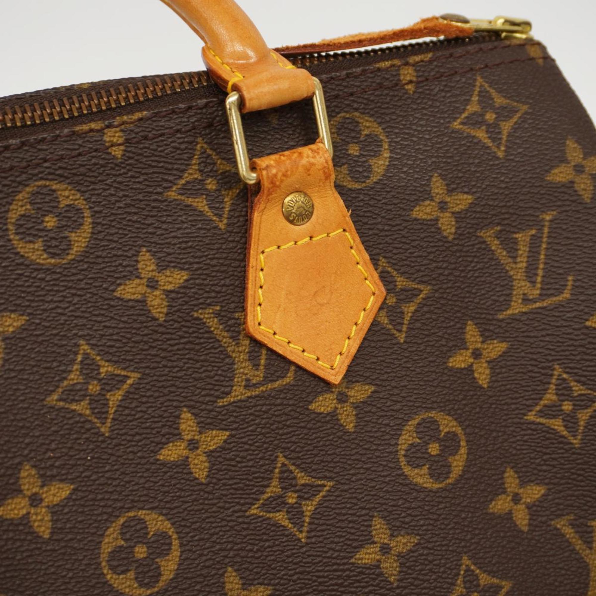 Louis Vuitton Handbag Monogram Speedy 30 M41108 Brown Ladies