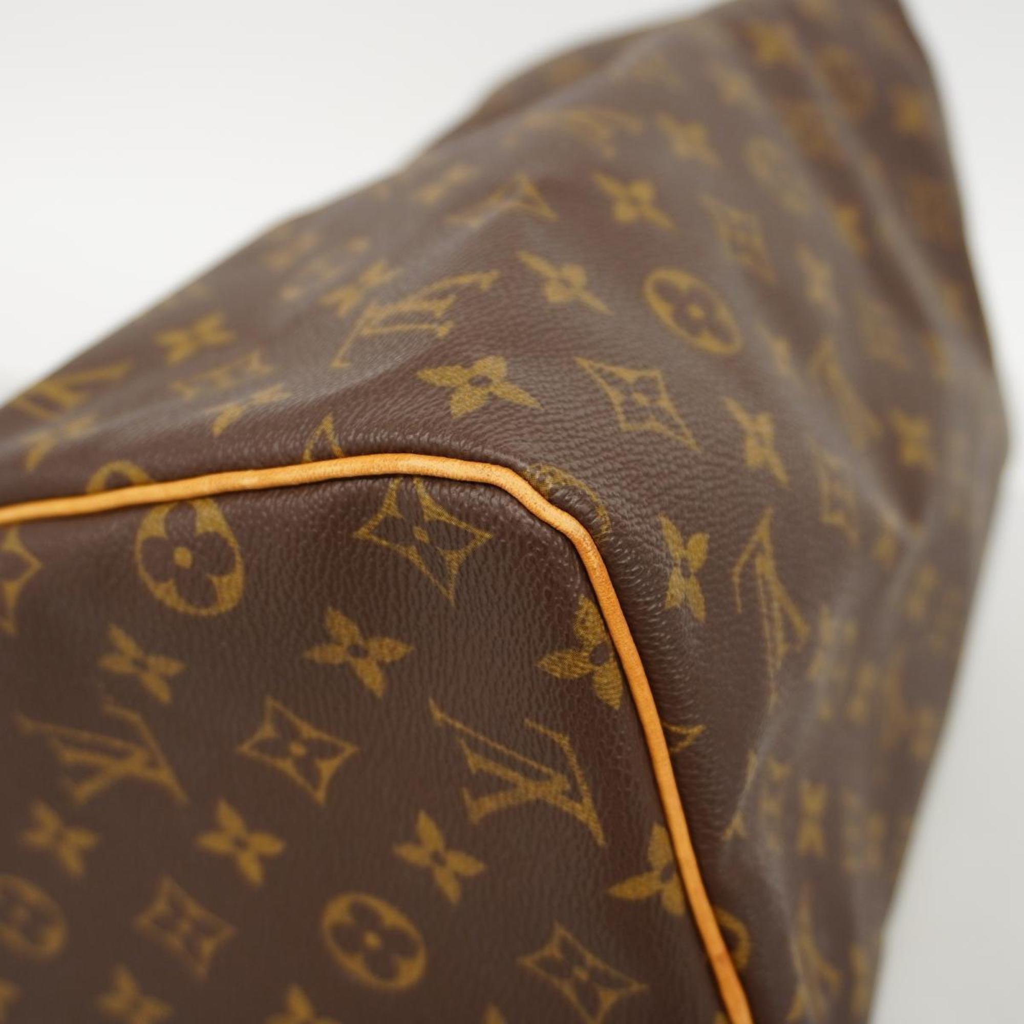 Louis Vuitton Handbag Monogram Speedy 30 M41108 Brown Ladies