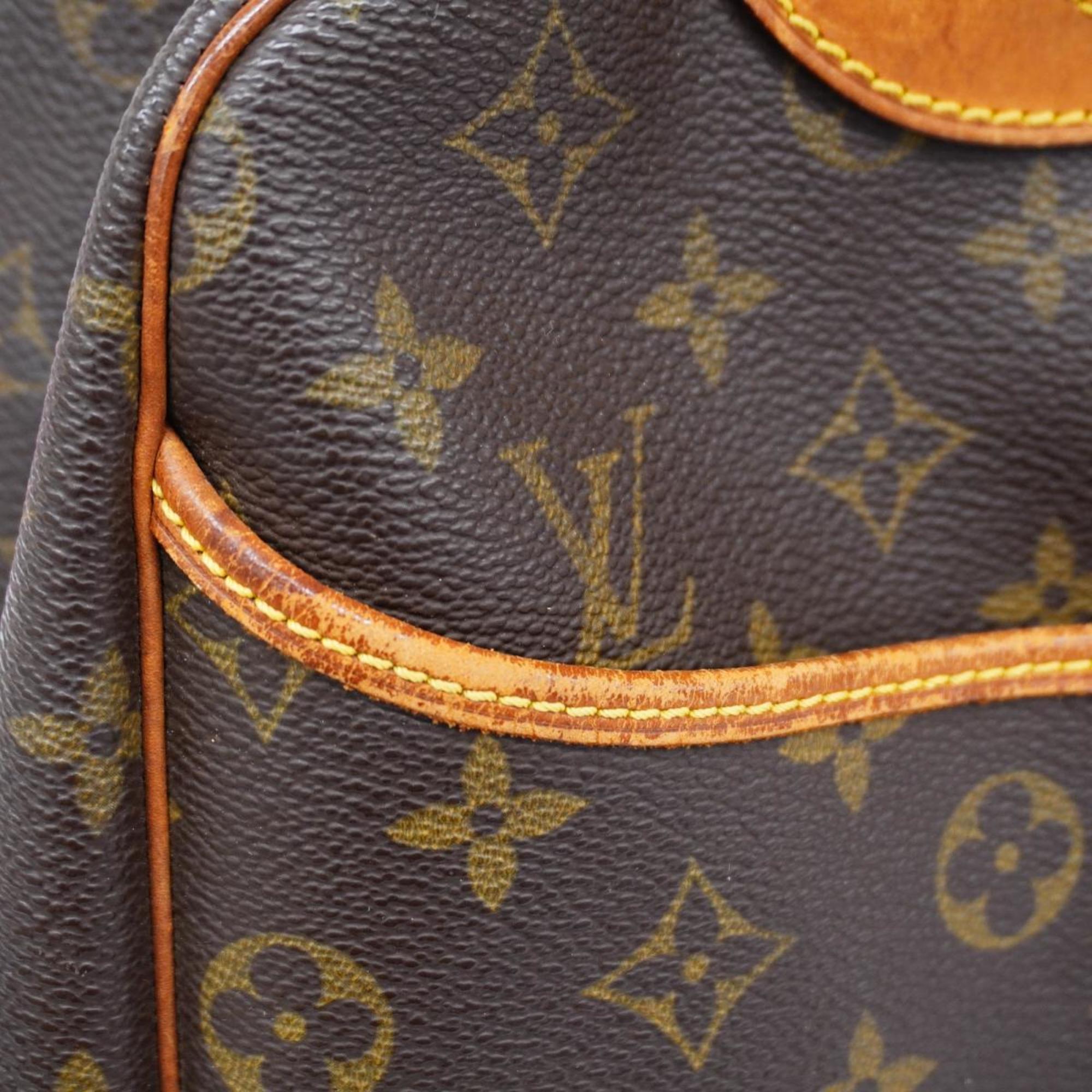 Louis Vuitton Handbag Monogram Deauville M47270 Brown Ladies