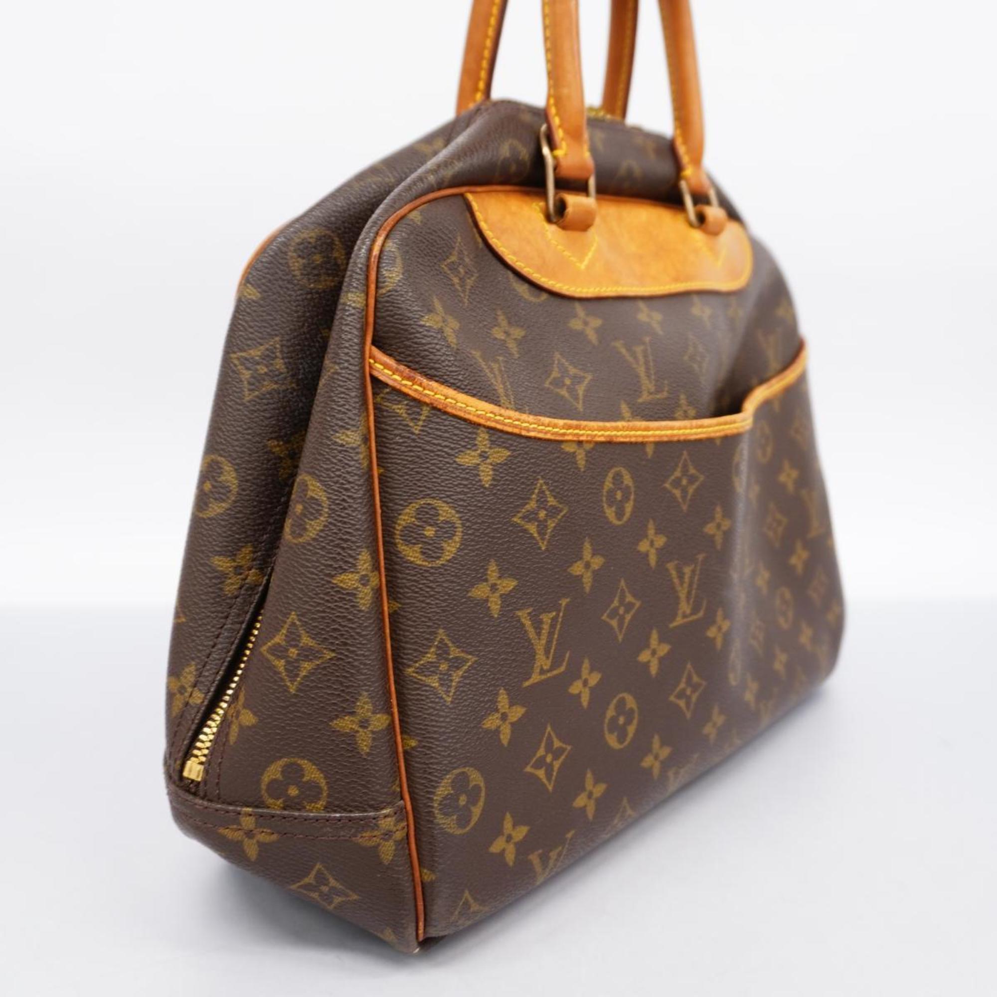 Louis Vuitton Handbag Monogram Deauville M47270 Brown Ladies