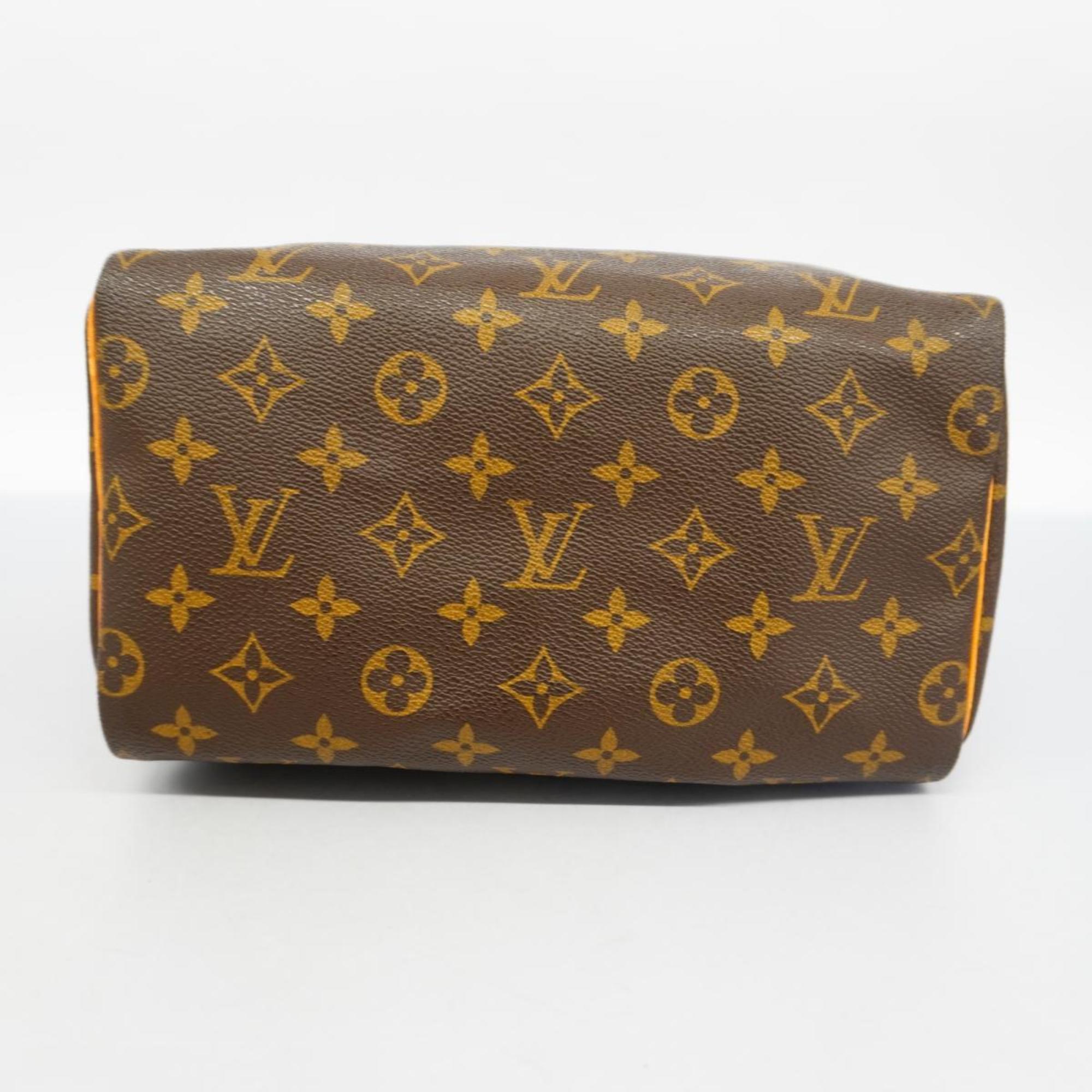 Louis Vuitton Handbag Monogram Speedy 25 M41109 Brown Ladies