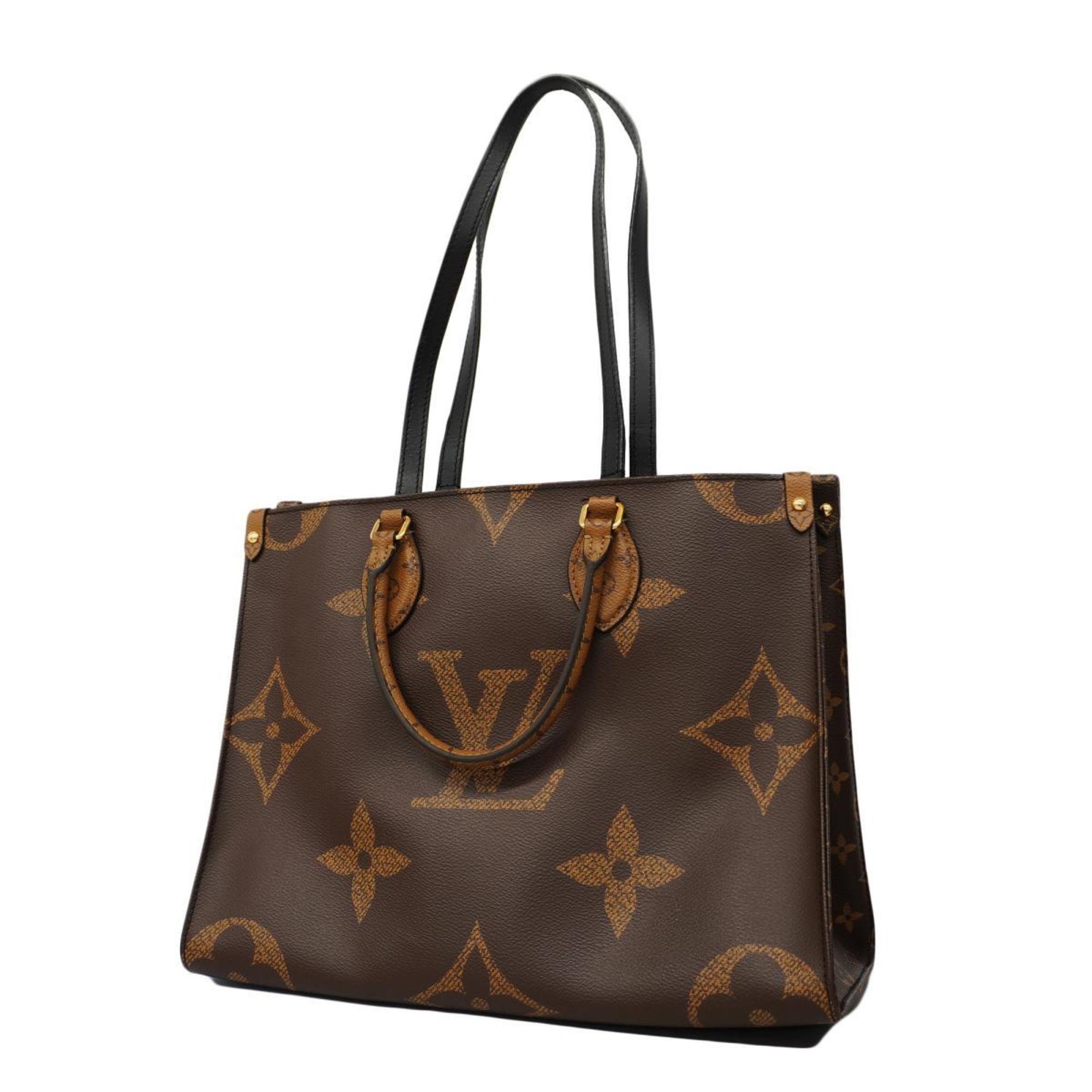 Louis Vuitton Tote Bag Monogram Giant On The Go MM M45321 Brown Women's